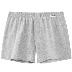 阿罗裤男士纯棉全棉平角裤加大码青年四角内裤睡短裤潮流宽松个性