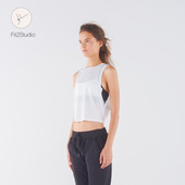 Fit2Studio Alala美国纽约小众品牌修身 短款 速干健身无袖 T恤