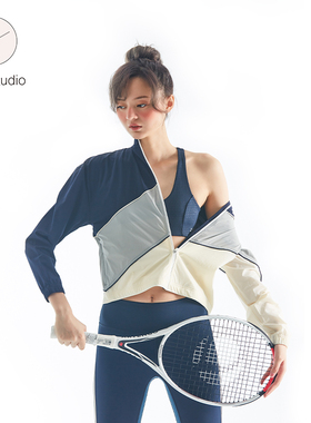 【Fit2Studio】Splits 59休闲拼色透气户外防晒运动健身时尚外套