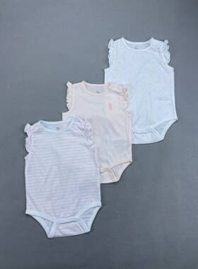 夏季婴儿连体衣女宝宝2026新款短袖包屁衣新生儿爬服