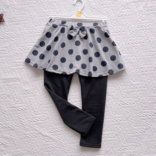 特价日系西松屋童装尾货110-130女孩秋冬加绒裙裤保暖中小童外裤