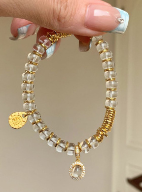 小红书爆款事事顺意水晶琉璃珠