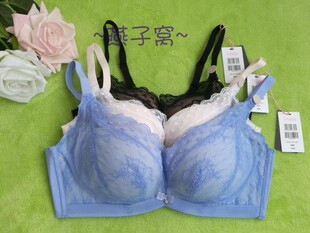 70B75D兰卓丽30810703 300810138蕾丝胸罩无钢圈文胸聚拢v型内衣