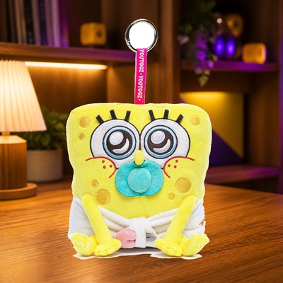 Roblox限时联动包邮Gumo Baby Spongebob 毛绒玩偶挂件 海绵宝宝