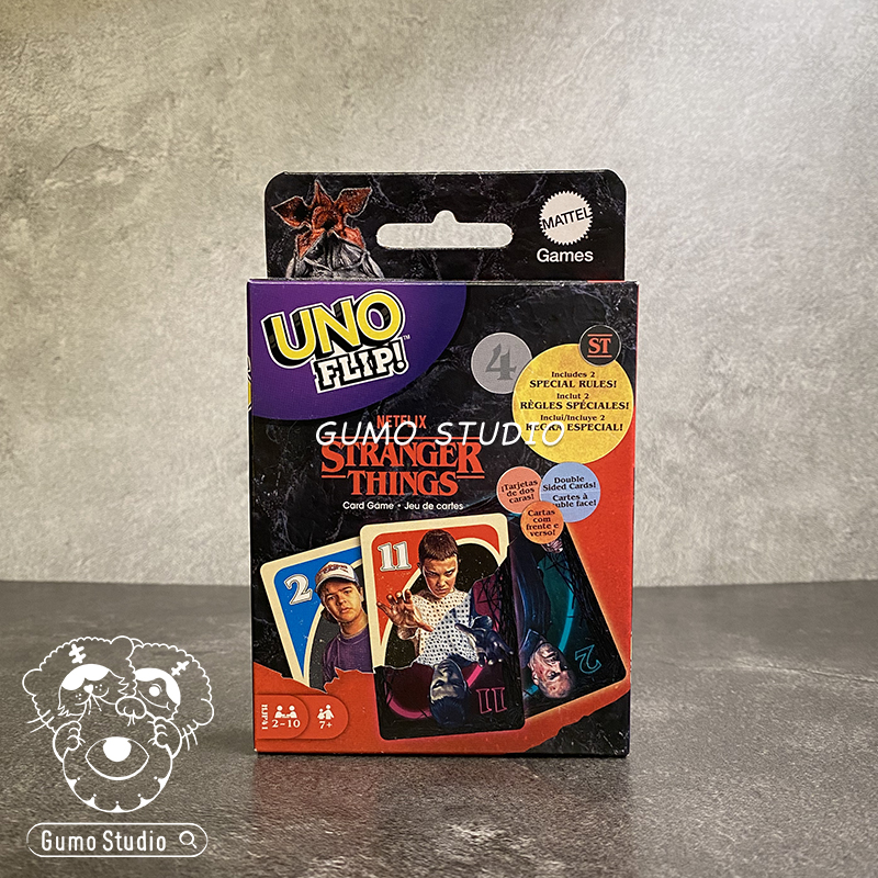 GUMO怪奇物语STRANGER THINGS正版美泰周边UNO纸牌卡牌聚会桌游戏怎么样,好用不?