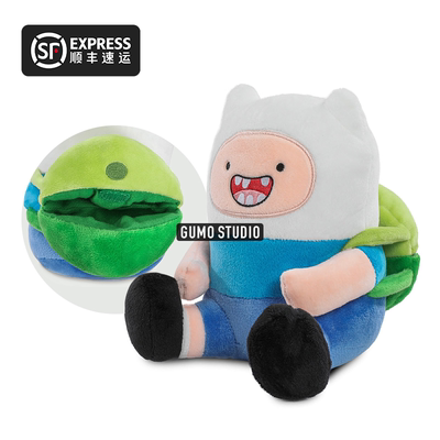 GUMO预售探险活宝Adventure Time毛绒玩偶公仔 阿宝芬恩Finn背包