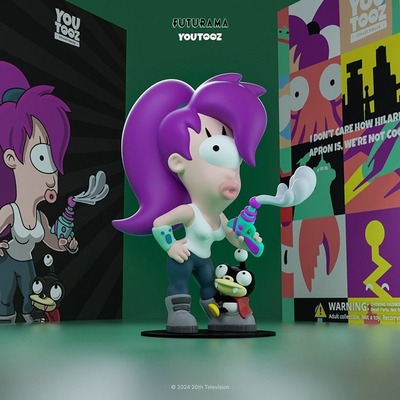 GUMO莉拉与宠物尼布勒 飞出个未来手办 Futurama Leela Nibbler