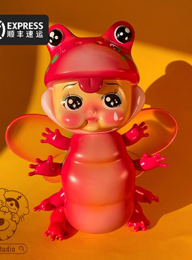 GUMO现货可怜招待所小福蝶限量潮玩手办SOFUBI软胶蝴蝶公仔摆件