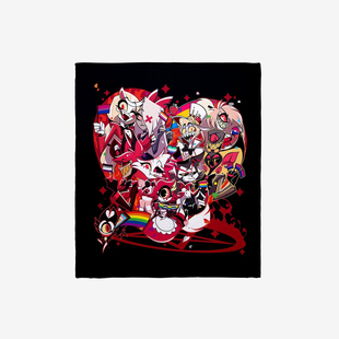 GUMO 地狱客栈 周边官谷 沙发毛毯被子 hh Hazbin Hotel Alastor