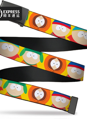 GUMO卡特曼肯尼凯尔屎蛋斯坦黄色SP正版动漫周边服饰配件腰带