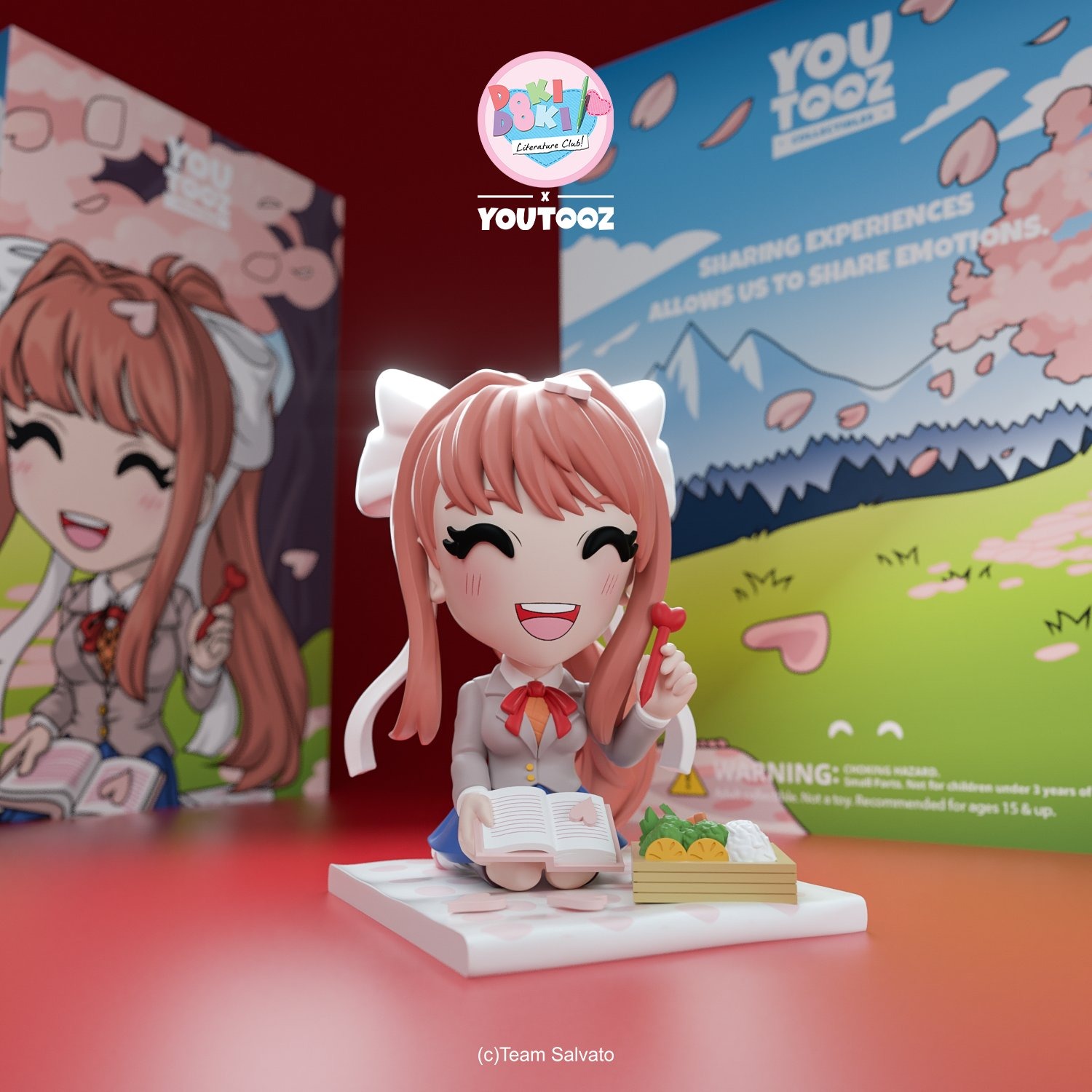 GUMO野餐莫妮卡 心跳文学部 游戏正版周边公仔 DDLC MONIKA