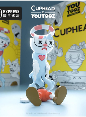 GUMO现货Ghost of Cuphead幽灵茶杯头游戏正版周边公仔潮玩摆件