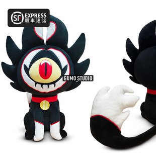 GUMO地狱客栈hh收藏周边正版毛绒官谷公仔KeeKee独眼猫琪琪奇奇