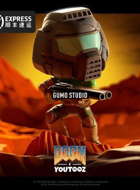 GUMO预售经典毁灭战士 射击游戏正版周边彩盒收藏品手办 Doom Guy