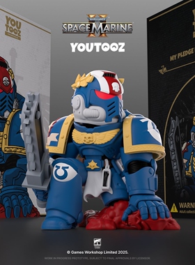 GUMO 战锤游戏 彩盒公仔徽章 正版 Warhammer Ultramarines Titus