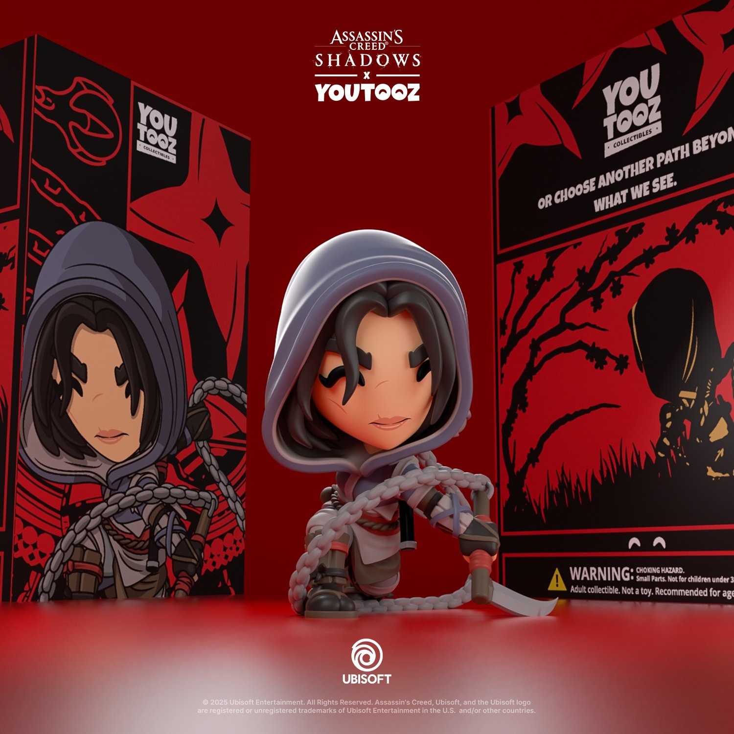 GUMO刺客信条影 游戏正版周边彩盒公仔 RR Assassin's Creed Naoe