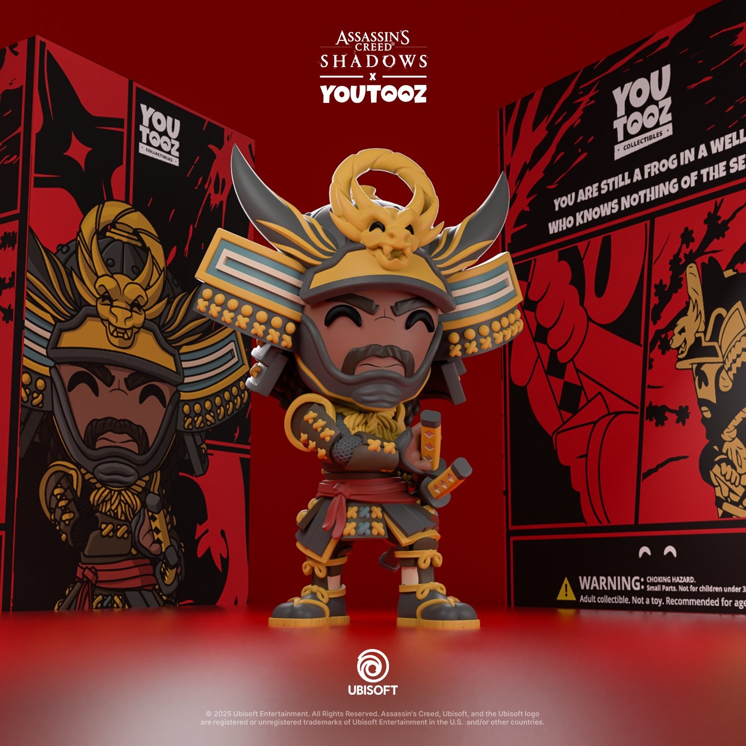 GUMO现货Yasuke刺客信条Assassin's Creed影游戏周边彩盒公仔 RR