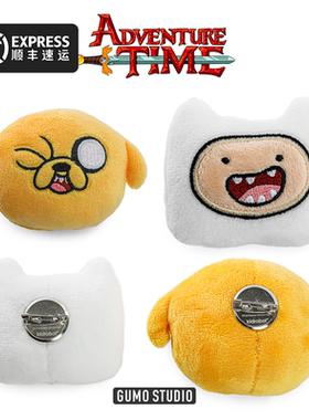 GUMO现货老皮Jake杰克Finn芬恩Adventure Time探险活宝徽章胸针