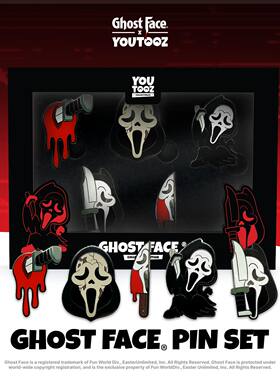 GUMO现货Ghost Face惊声尖叫Scream正版彩盒胸针徽章礼盒第1弹