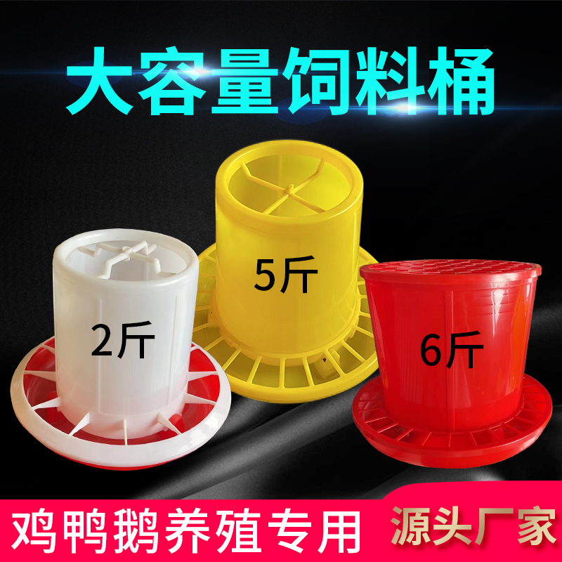 小鸡饲料桶加厚加大5个装