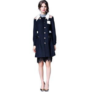 奈昕让您穿着好看个性化私人订制 99836 Woolen coat简约风时尚新