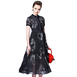奈昕让您穿着好看个性化私人订制潮流馆 112972 new dress立领印
