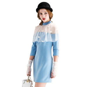 奈昕让您穿着好看个性化私人订制 114126 new dress洛丽塔纯色半