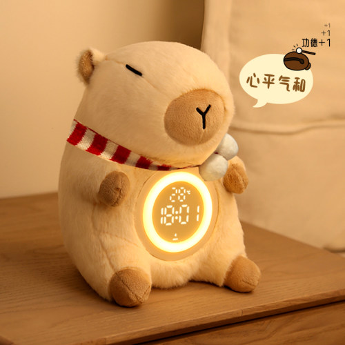 圣诞礼物选它不踩雷，毛绒闹钟灯