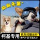 柯基专用狗狗护目镜宠物头盔机车可漏耳朵骑行小狗眼镜防风中型犬