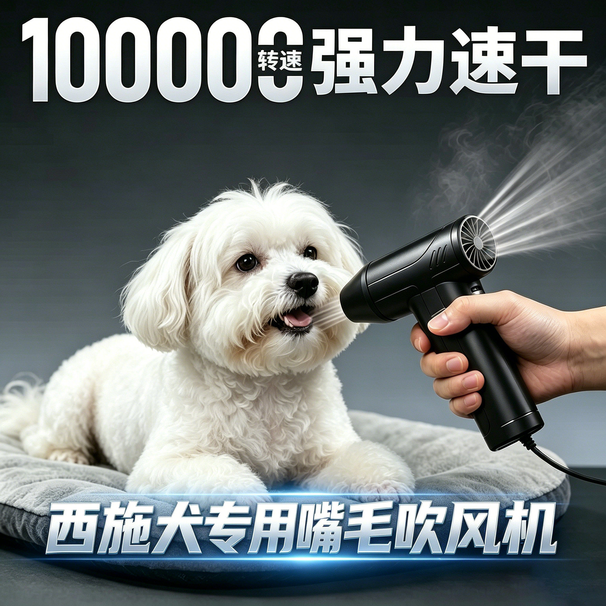 西施犬专用狗狗吹嘴毛吹风机小狗面部嘴毛吹毛机宠物狗洗澡胡子