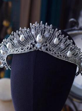 金色中式古风汉服龙凤褂发饰