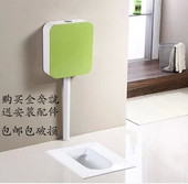 包邮 陶可优蹲便器家用冲水箱整套装 大便器隔水防臭蹲厕蹲坑小便池