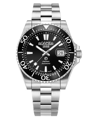 【官方旗舰店】roamer手表瑞士罗马表自动机械表男原装进口深海