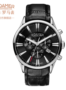 ROAMER/瑞士罗马表原装进口多功能石英表运动腕表睿星多功能系列