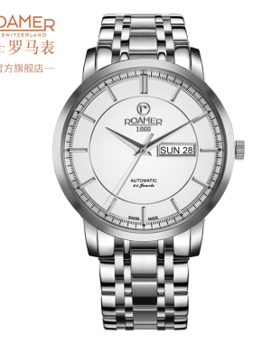 瑞士罗马表ROAMER瑞美IV系列男士休闲自动机械表男表原装进口
