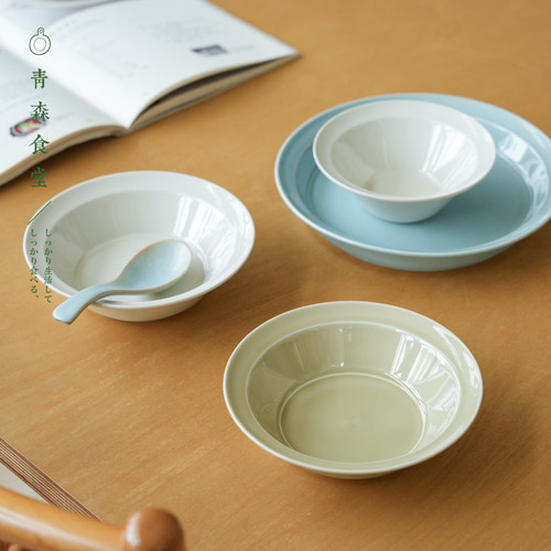 日本制美浓烧陶瓷甜品钵小碗餐盘