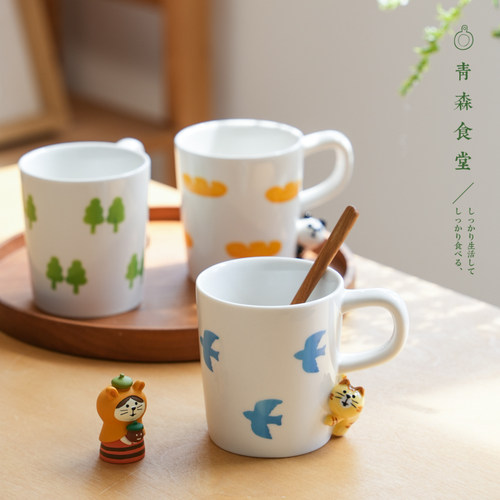 熊猫兔子猫咪牛奶咖啡马克杯水杯