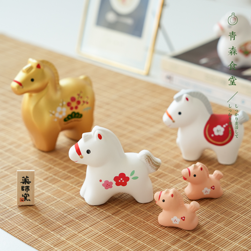 药师窑马年生肖招财祈福开运摆件