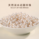珍珠天然散珠正品 诸暨高品质有孔近圆淡水珠手工diy手链项链材料