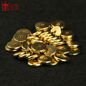 黄铜隔片手链隔垫diy金属串珠文玩水晶手串隔珠金垫片不掉色配件
