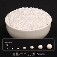 [Рыночная стоимость] 2 мм шарики с сквозной сквозной сквозной глянки (одна упаковка/170 штук)