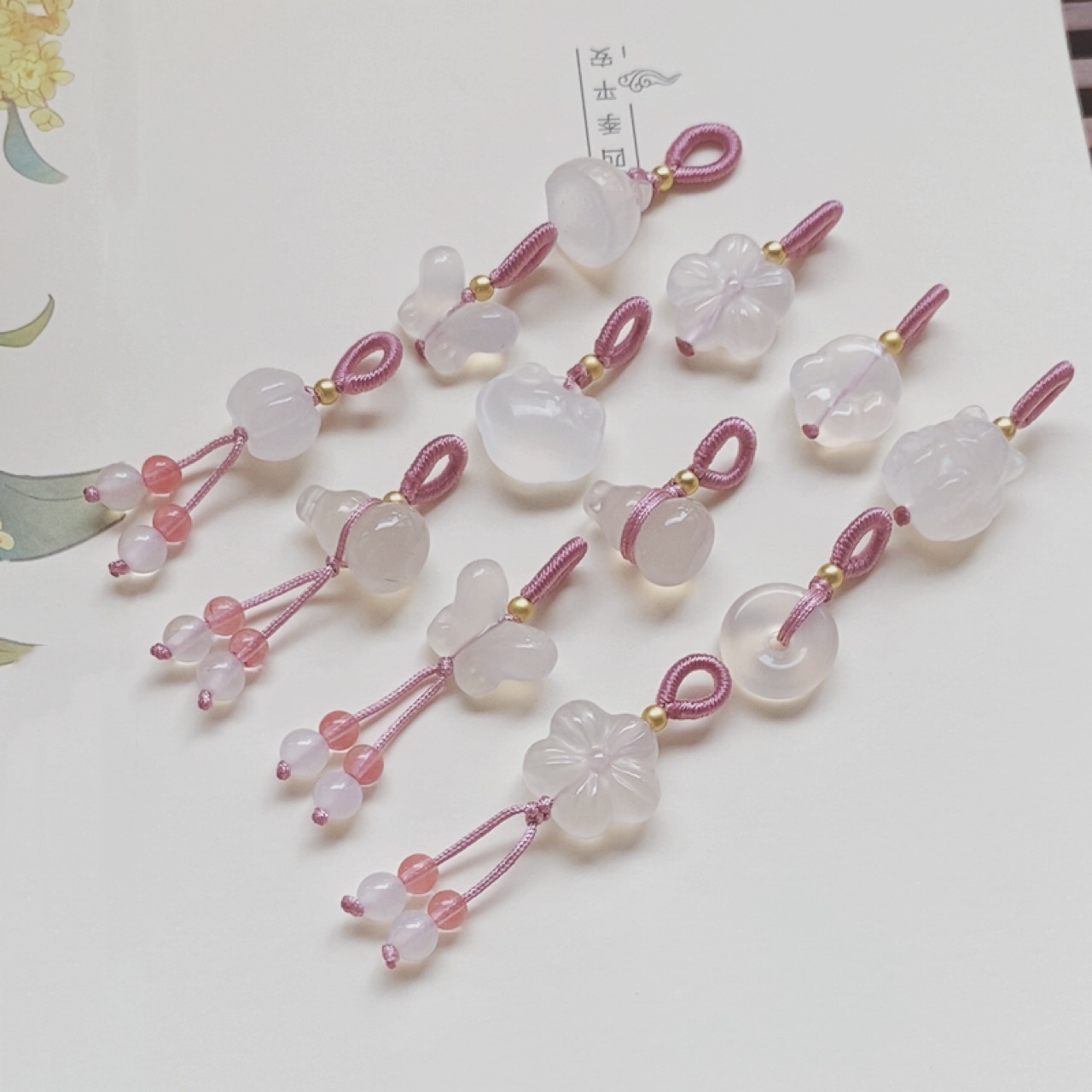 小滴溜diy配件/天然玛瑙美好寓意