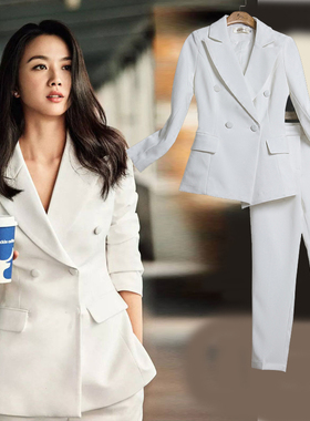 2025春秋修身显瘦明星同款气质正装职业西服套装女ol休闲时尚西装