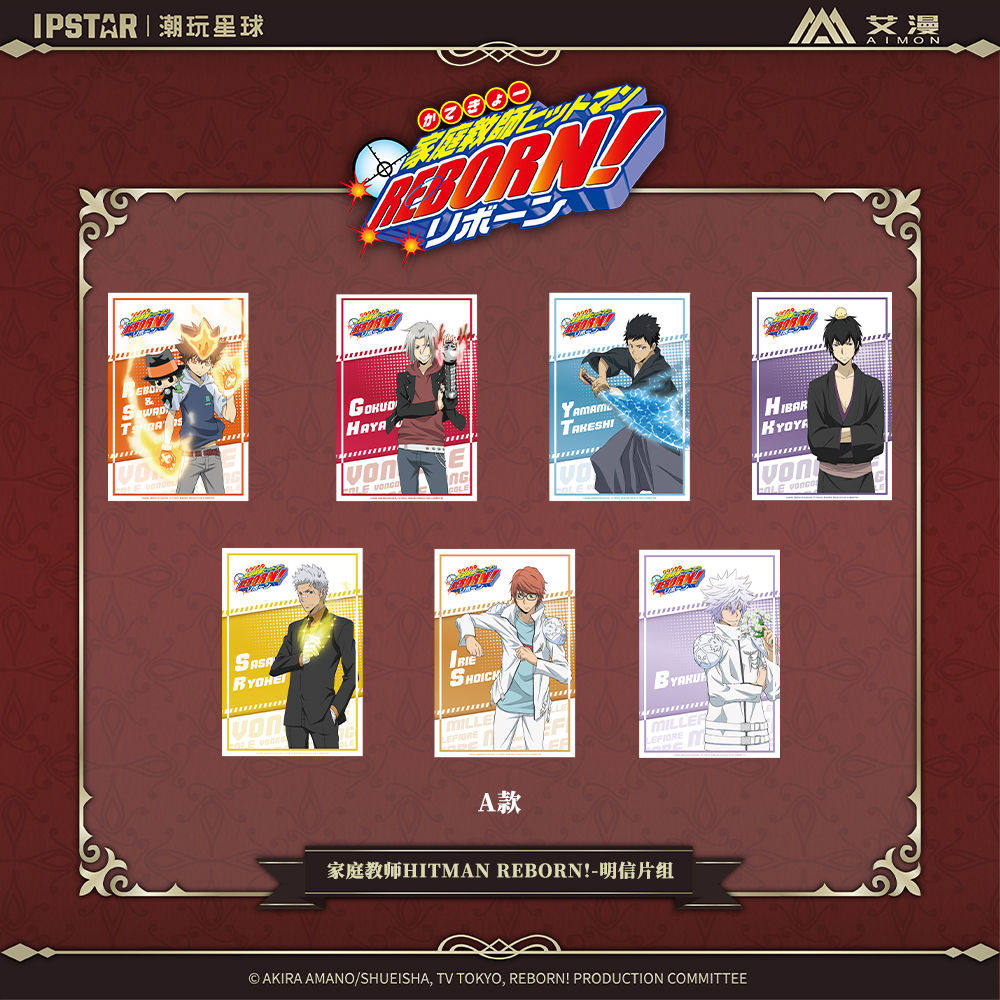 彩虹屋 艾漫授权正版 家庭教师Reborn 明信片组 沢田纲吉狱寺隼人图片