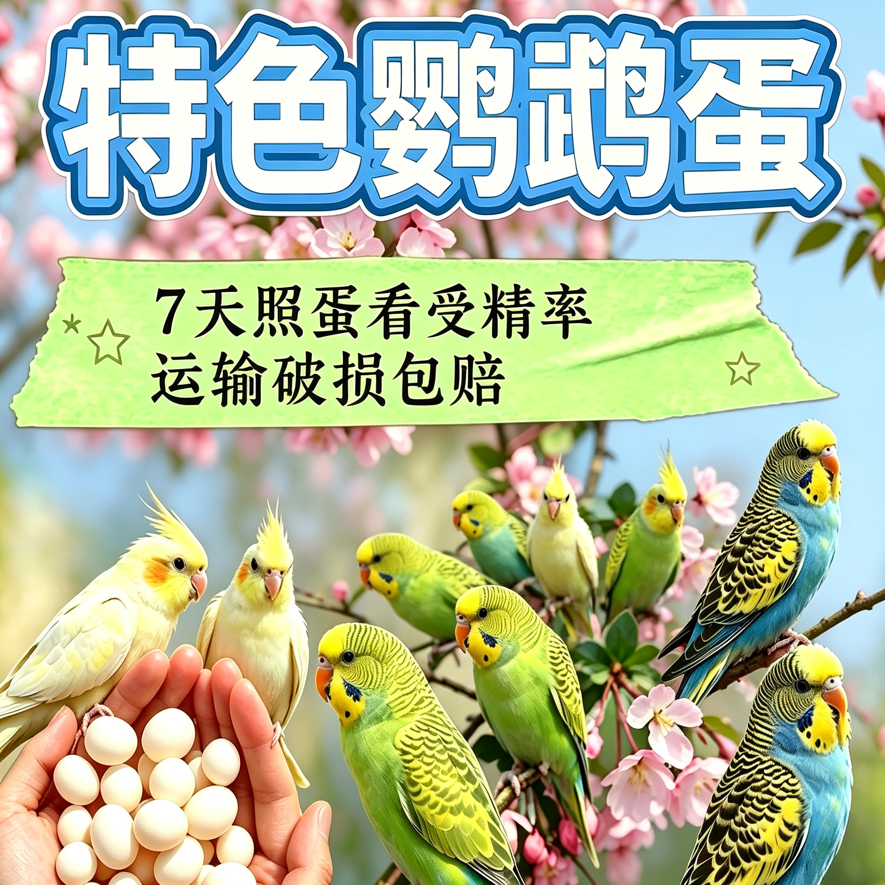 黄化原始灰珍珠玄凤蛋