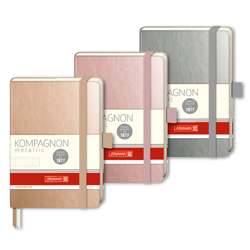 brunnen进口硬面a6纸张手账本