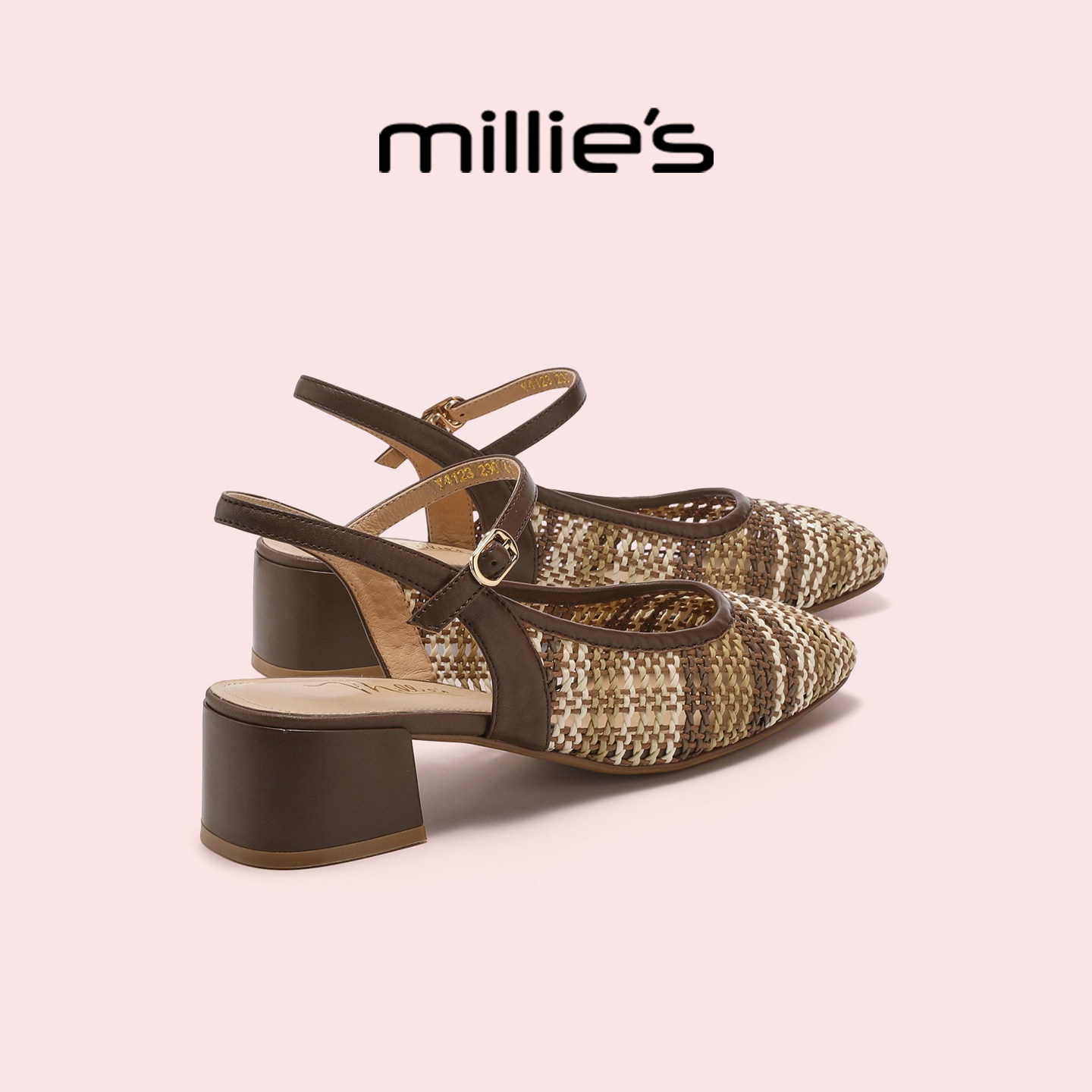 MILLIE'S/妙丽包头凉鞋女2026夏季新款外穿不累脚配裙子沙滩拖鞋