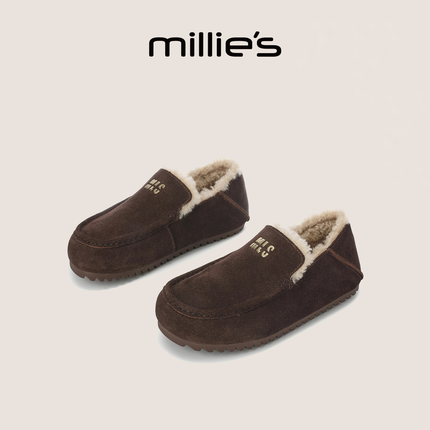 妙丽官方旗舰加绒勃肯鞋