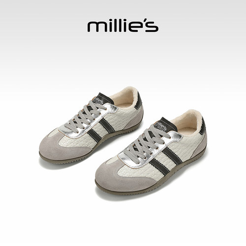 millies妙丽平底舒适阿甘鞋