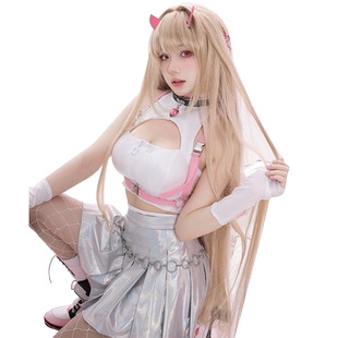 【漫囧】Nikke胜利女神 毒蛇 cos假发 妮姬cosplay 超长发 现货